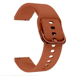 Silicone Sport Wristband - Universal 18mm Band - Forerunner 265S (Mocha Brown)