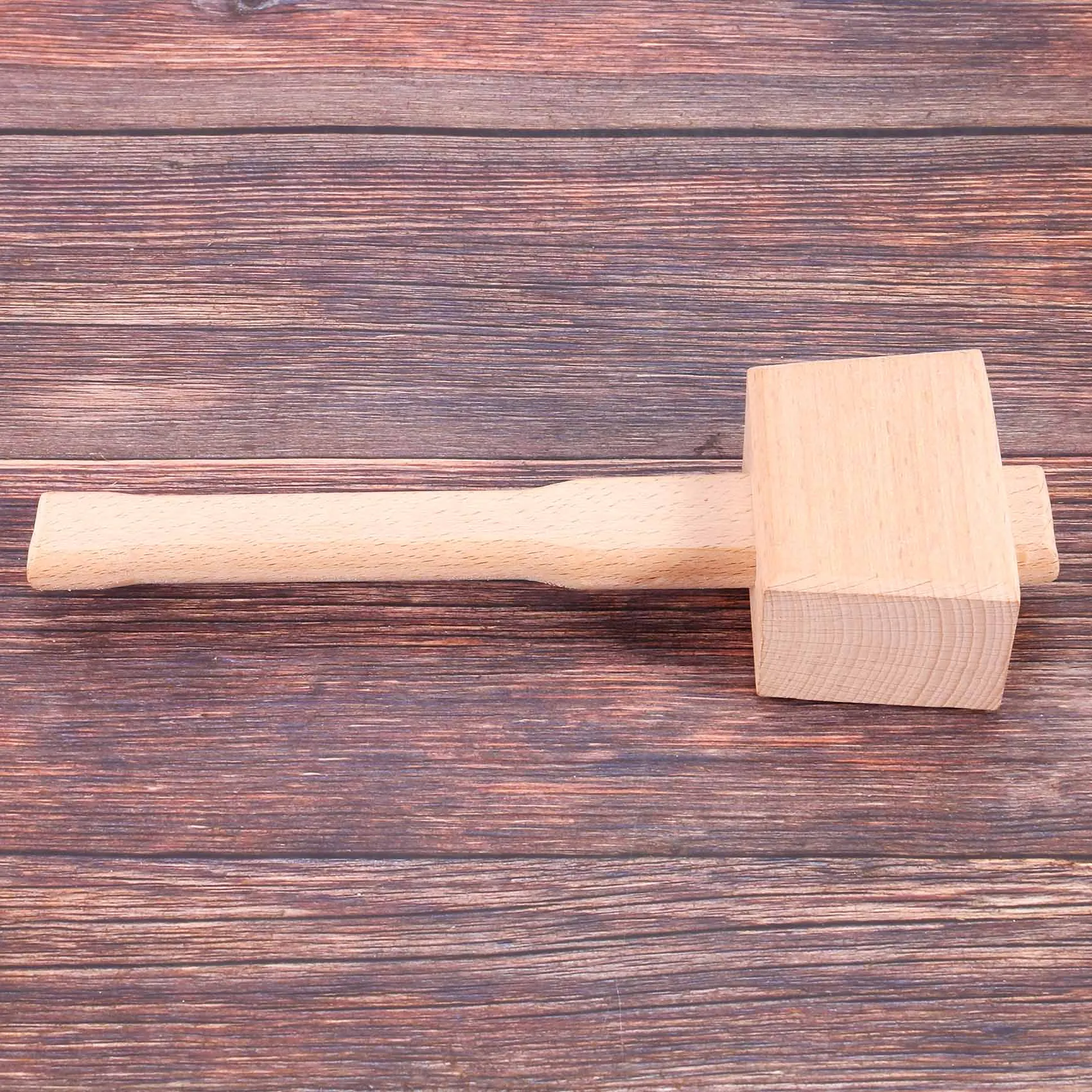 Beech Solid Carpenter Wood Wooden Mallet Hammer Handle Woodworking Tool 250mm woodworking tool
