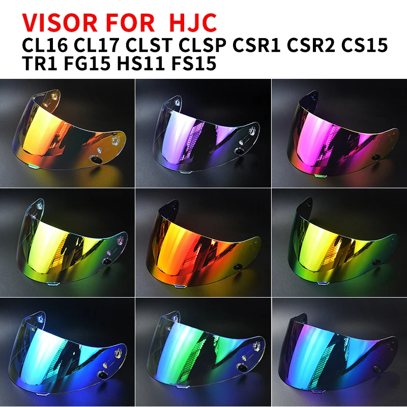 Visiera Per Casco Per Hjc Cl16 Cl17 Clst Clsp Csr1 Csr2 Cs15 Tr1 Fg15 Hs11 Fs15 Occhiali Per Casco Visiera Per Visione Notturna Per Casco Da Moto
