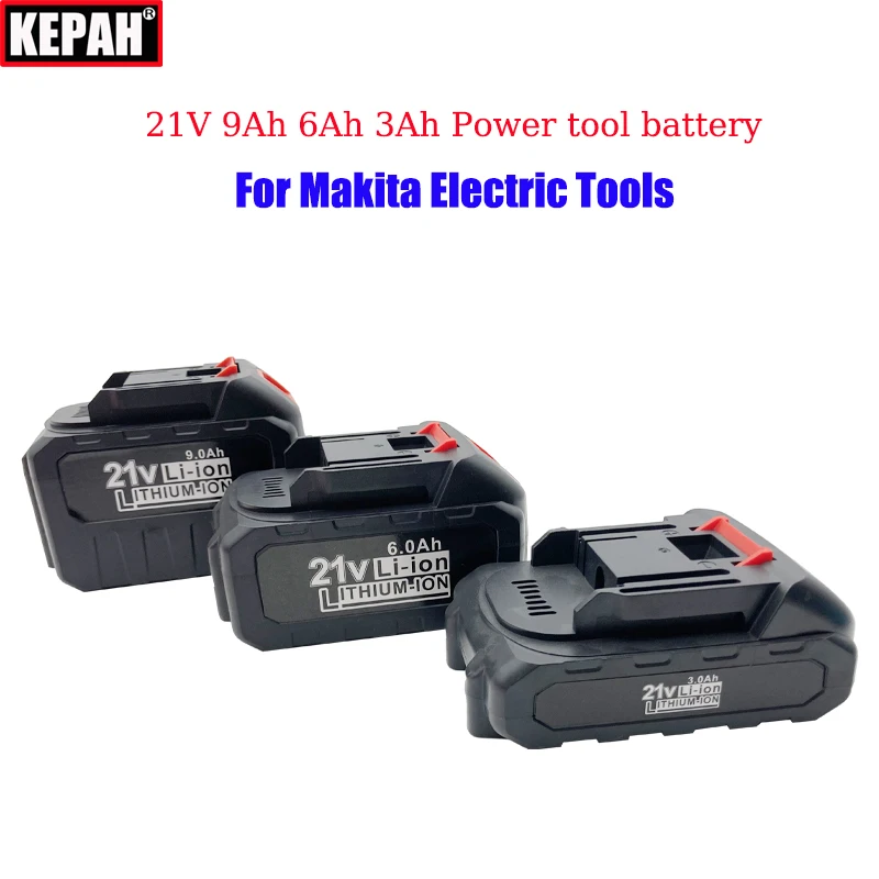 21V 9Ah 6Ah 3Ah Batteria Al Litio Durevole Ad Alta Potenza, Caricabatterie, Adatto Per Pistola Ad Acqua Ad Alta Tensione Per Utensili Elettrici Serie 