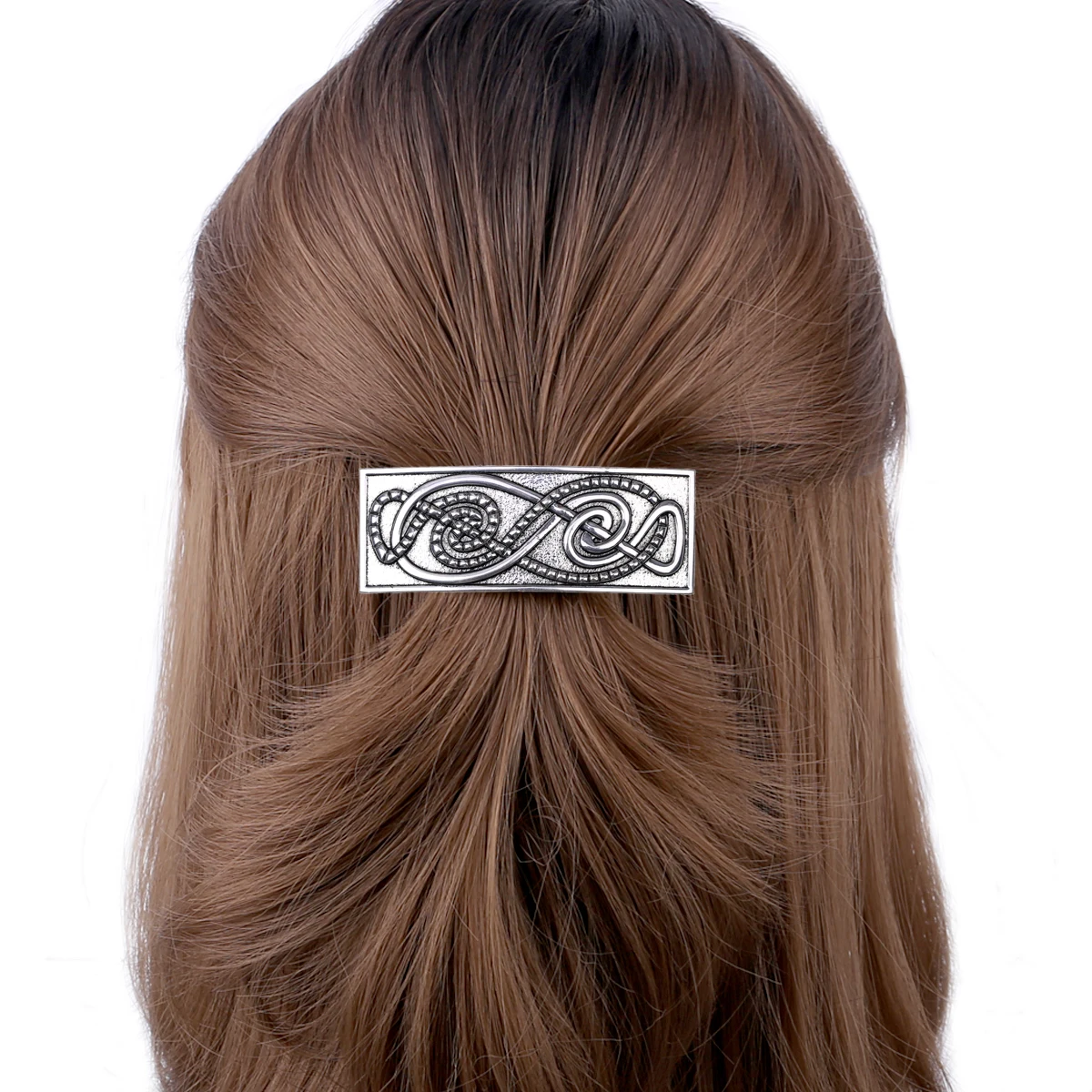 

Fashion Viking Barrettes Hairpin For Women Girls Vintage Celtics Handmade Emboss Flower Hair Clips Hairgrips Hair Accessory 1099