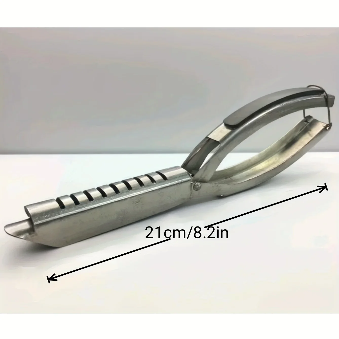 1pc Rib Membrane Removal Tool - Stainless Steel BBQ Rib Skinner with Ergonomic Handle, Meat Preparation, Modern Kitchenware