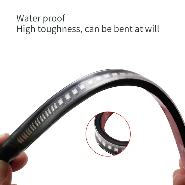 20/30/40cm Motorcycle taillight LED turn signal Led Strobe Brake light Direction light LED Decorative light Warning taillight