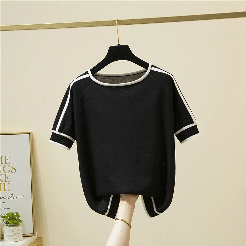 Women Knitted Sweater Pullover Casual Summer Tops