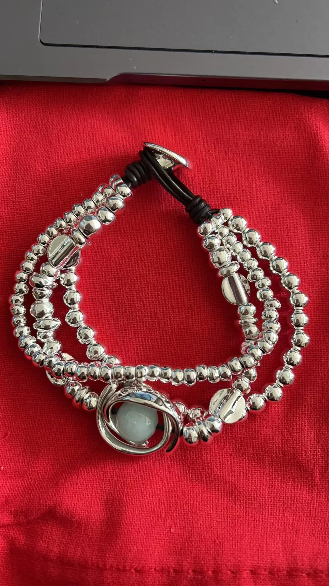 2023 new high quality fashion UNO bead bracelet silver factory wholesale gift free shipping