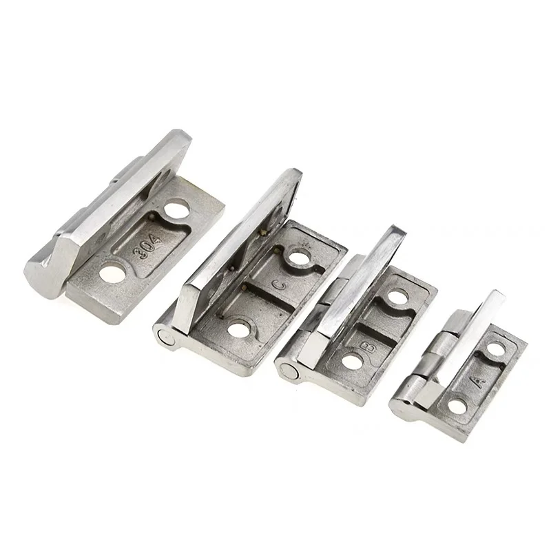 304 Stainless Steel Heavy Duty Hinges Thickened Industrial Hinge 40x40mm 50x50mm 60x60mm CL236-50/60/40mm Mirror Plane/Satin 1pc