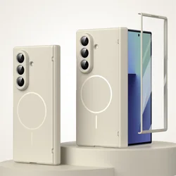 Hinge Schutzmagnetische Stoßfeste Frosted Telefonhülle mit MagSafe-Kompatibilität