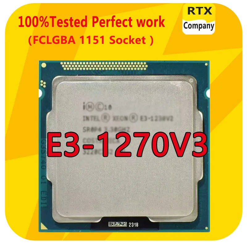 E3-1270V3 Xeon E3-1270V3 3.5GHZ Quad-Core Eight-Thread 80W CPU Processor  LGA1150 for B75 H61 motherboard