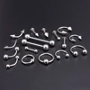 10pcs/lot Metal Curve Nail Charms Piercing Design Ring Jewelry Hand Drill Punk Style Nails Art Decoration 3