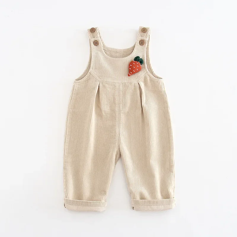 Corduroy Kids Jumpsuits Overalls for Girls and Boys