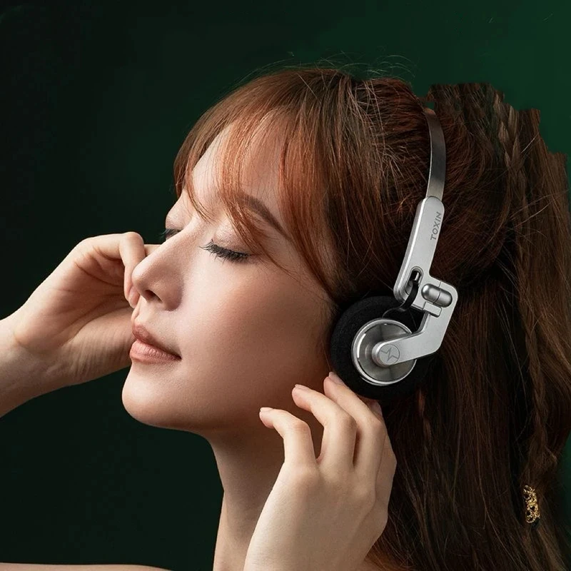 NEW TX 1 빈티지 무선 블루투스 헤드폰 40mm 드라이버 HiFi 사운드 10시간 재생시간 접이식 휴대폰 노트북 여행용