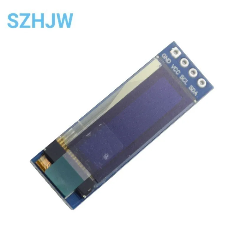 OLED Display Module 0.91 Inch 128x32 IIC I2C SSD1306 Driver IC DC 3.3V 5V for Arduino