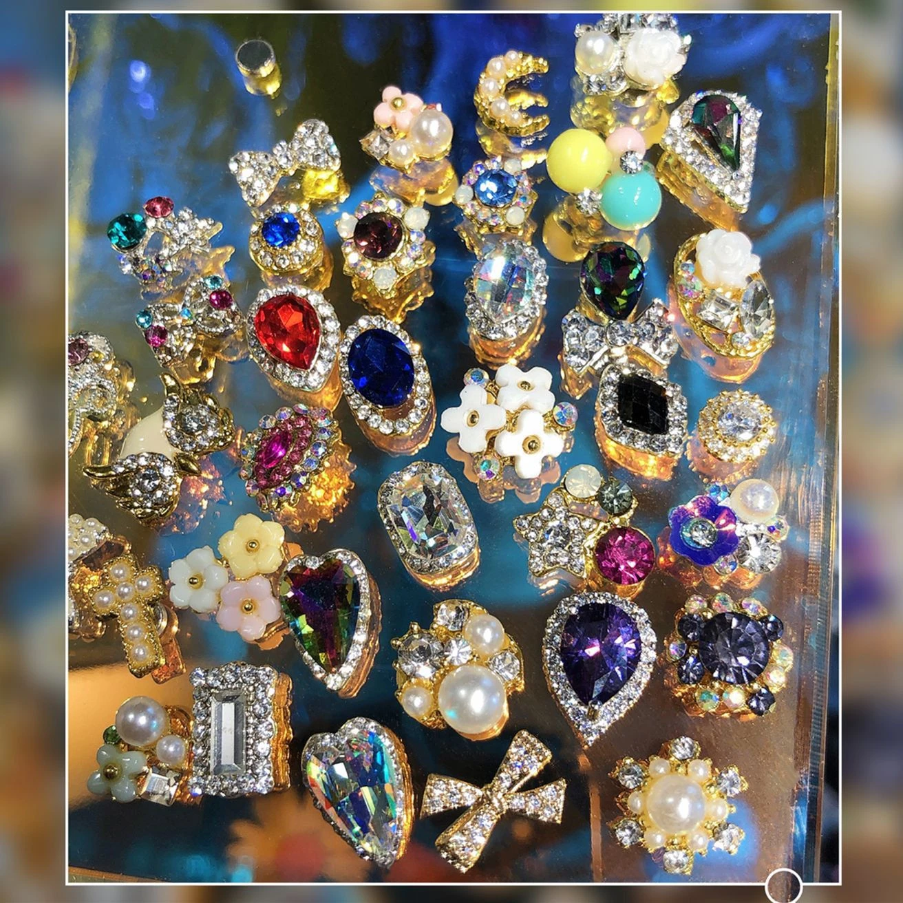 100pcs Nail Art Alloy 3d Charms Random Designs In Bulk Designer Charms  Crystal Rhinestones Wholesale For Diy Jewelry Gems - Rhinestones &  Decorations - AliExpress