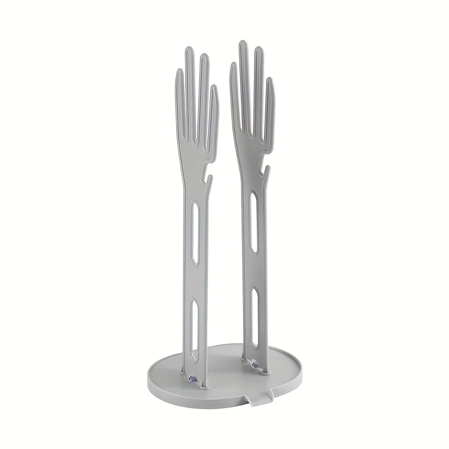 A Drying Rack for Kitchen Rubber Gloves, a Holder for Gloves, And a Storage Rack for Towels in The Kitchen And Bathroom. 6