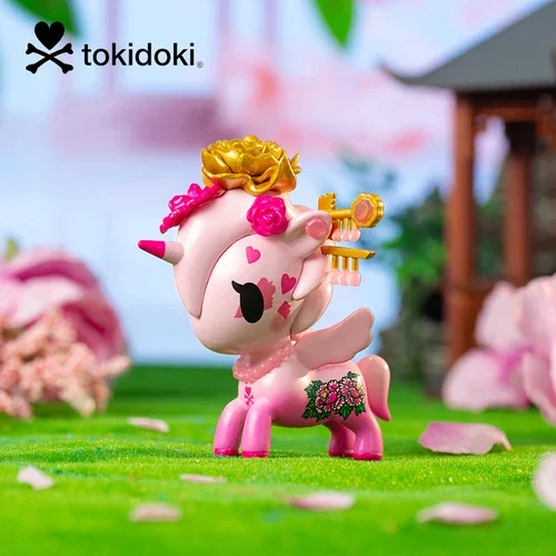 Tokidoki-ユニコーンの花の置物,流行のおもちゃ,ファンシーフィギュア