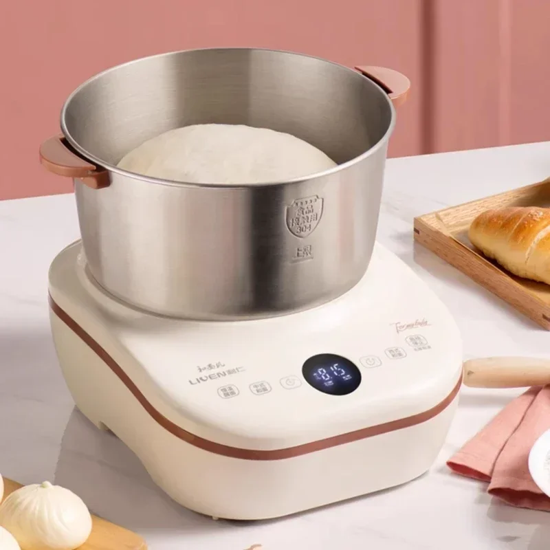 Small household fully automatic dough mixer, dough kneading mixer, fermentation integrated chef machine 2
