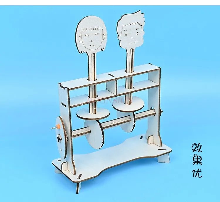 

wooden pas de deux Science and education educational toys hand-inserted DIY technology small production experiment children's