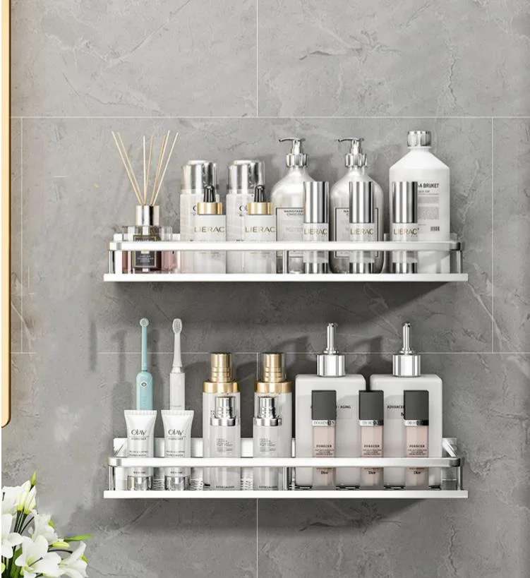 Bathroom Shelf Organizer 30-50CM Shower Storage Rack Silver Space Aluminum Toilet Shampoo Holder Bathroom Accessories storage rack shower shelf shampoo rack bathroom storage shelf storage shelf shampoo holder bathroom shelf bathroom accessories bathroom corner shelf toilet shower rack shower rack
