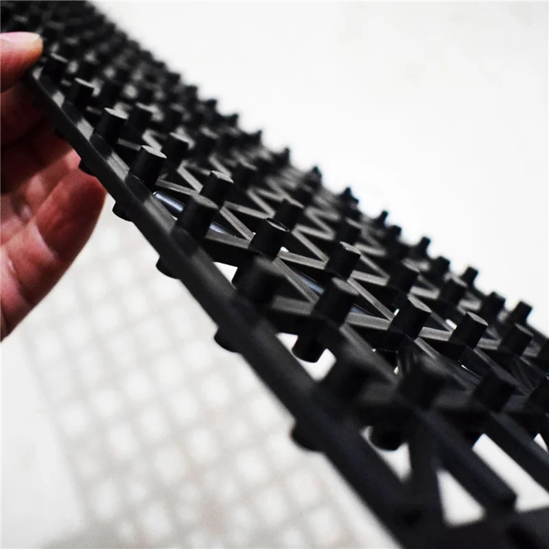 A92R-4Pcs Car Snow Mud Off Plate Tire Traction Foldable Skid Plate Nonslip Mat Sand Snow Chain Wheel Anti Skid Snowboarding