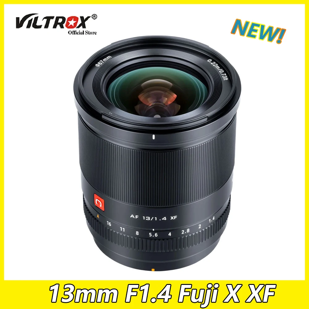 Viltrox 13Mm F1.4 Fuji X Xf Messa A Fuoco Automatica Obiettivo Ultra Grandangolare Grande Apertura Aps-C Per Fotocamera Fujifilm X-Mount X-T4