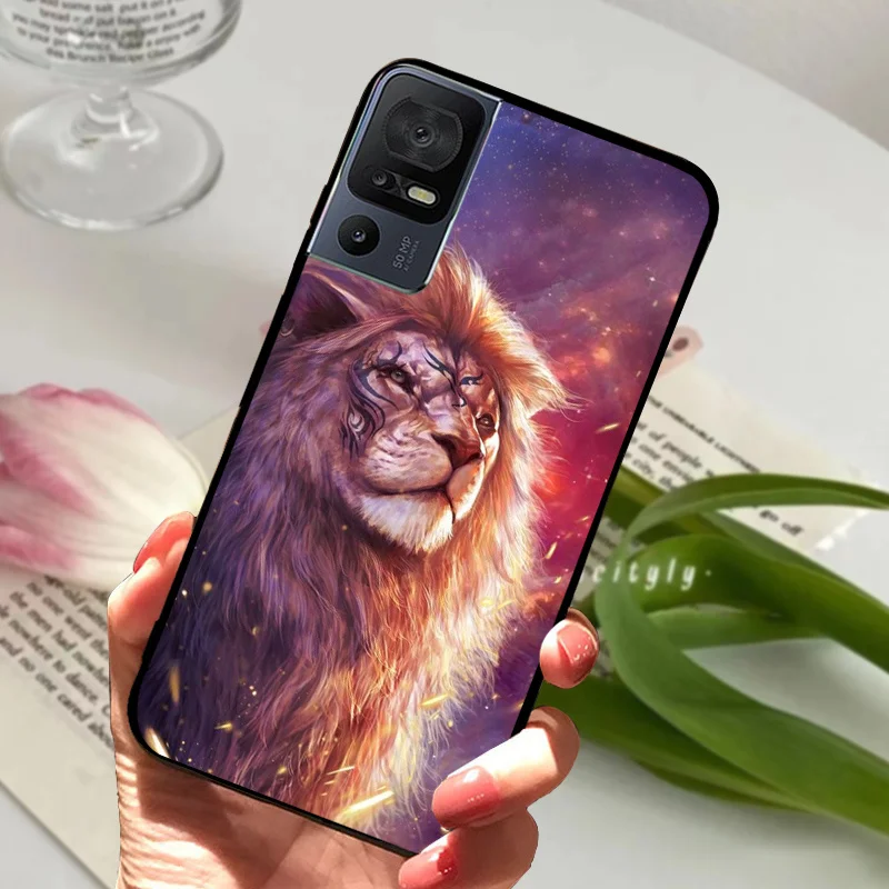Sleek Black Bumper Silicone Soft TPU Phone Case - Protective Fashion Cover 2023