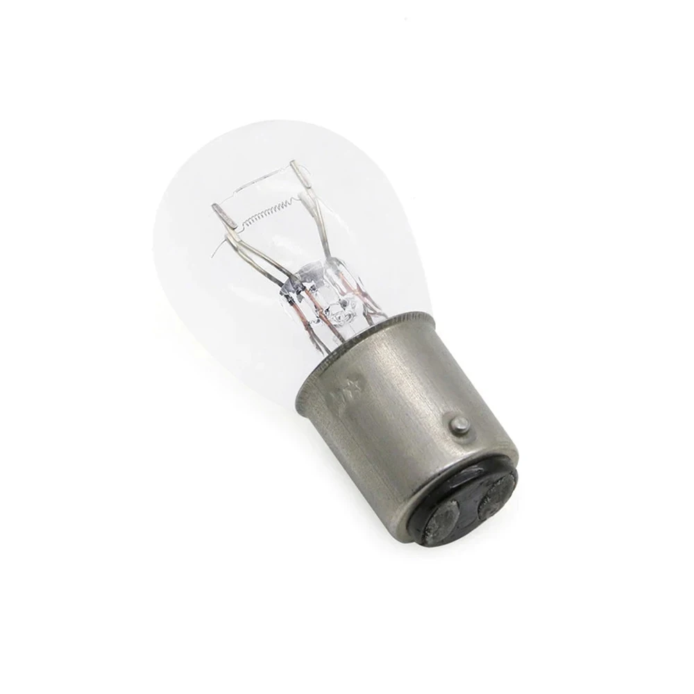 6V 21/5W Stop Brake Tail Light Bulb Warm White Double Filament Halogen Bulb For Motorcycle 122-84514-00 122-84514-30