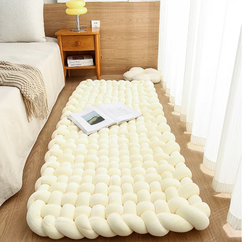 

2023 Modern Light Luxury Spandex Woven Bedside Mat, Float Window Mat, Window Sill Mat, Sofa Mat, Floor Mat, Tatami