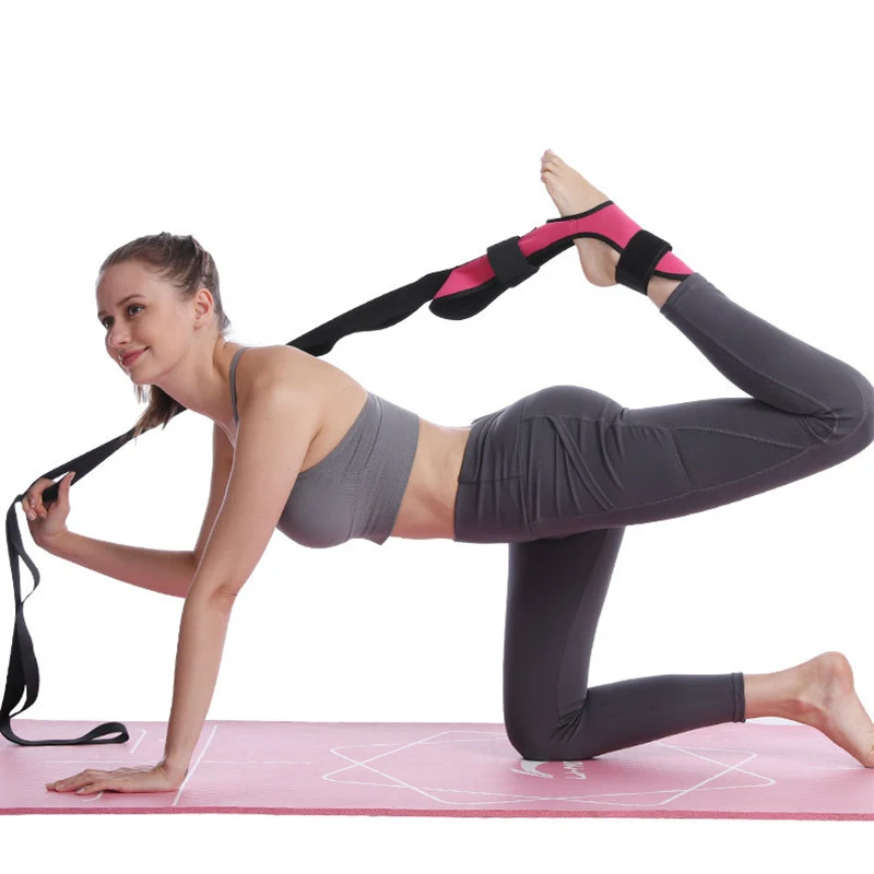 Yoga Flexibility Stretch Band of Leg Fascia Stretcher Strap for Ballet Gymnastics Trainer Yoga Flexibility Leg Stretch Belt