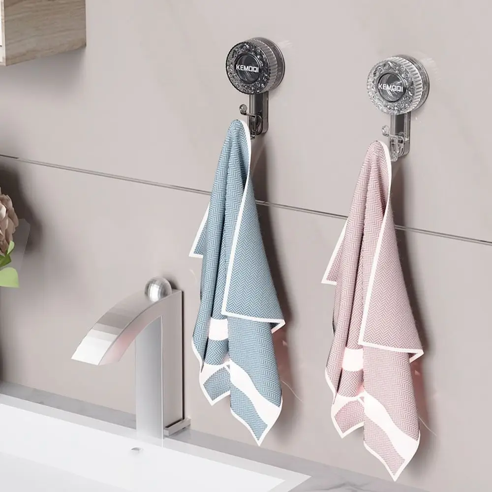 Rotating Suction Cup Hook Vacuum Hook Punch-free Load-bearing Adhesive Towel Rack For Kitchen Bathroom Toilet Wall storage hook