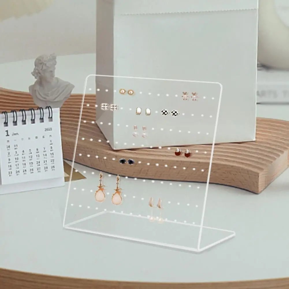 Jewelry Rack Stylish Acrylic Earring Rack Space-saving Jewelry Display for Store Home Fine Workmanship Jewelry Rack desk envelope holder acrylic letter organizer for home office school bill filling paper document