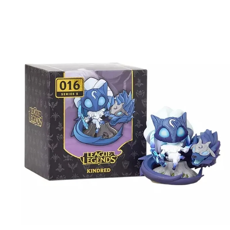 

Original League of Legends LOl TEternal Hunters Kindred Anime Figures Toy Kid Gift Action Game Peripheral Doll Model Decorations
