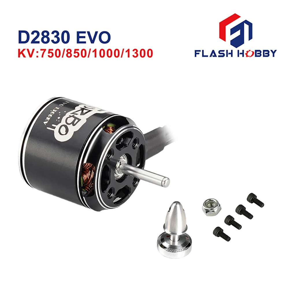 

FLASHHOBBY D2830EVO 2830 750KV 850KV 1000KV 1300KV RC Brushless Motor for UAV Aircraft Multicopters RC Plane Helicopter part