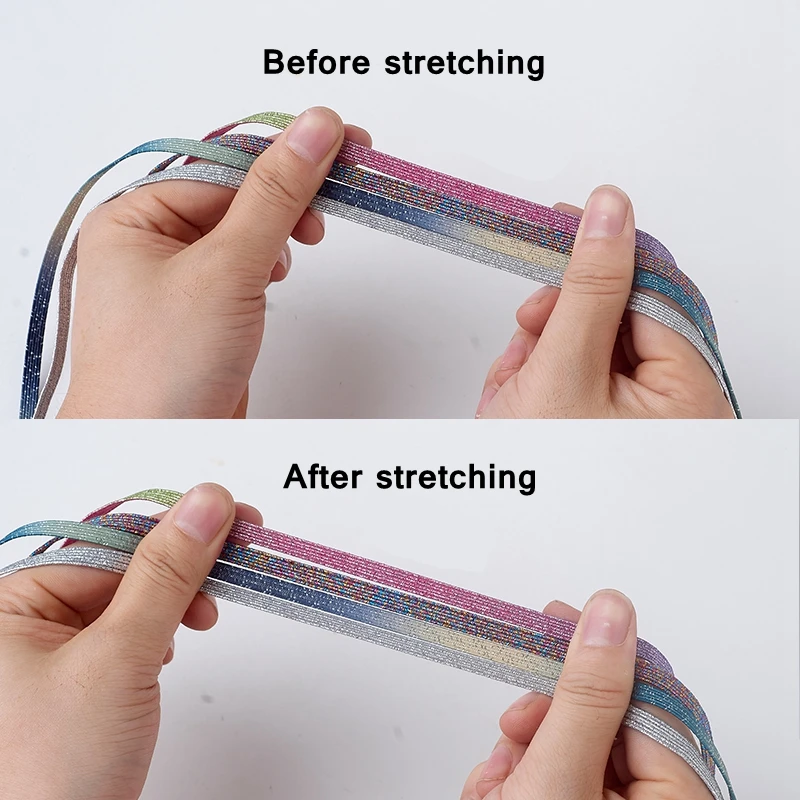Elastic Shoe Laces Fashion Metal Cross lock No Tie Shoelaces Suitable for all kinds of shoes child Adult flat Lazy Lace