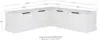 White Solid Pine Backless Nook Interior Storage coffee table coffe table cofee table coffee tables glass coffee table glasstable 3