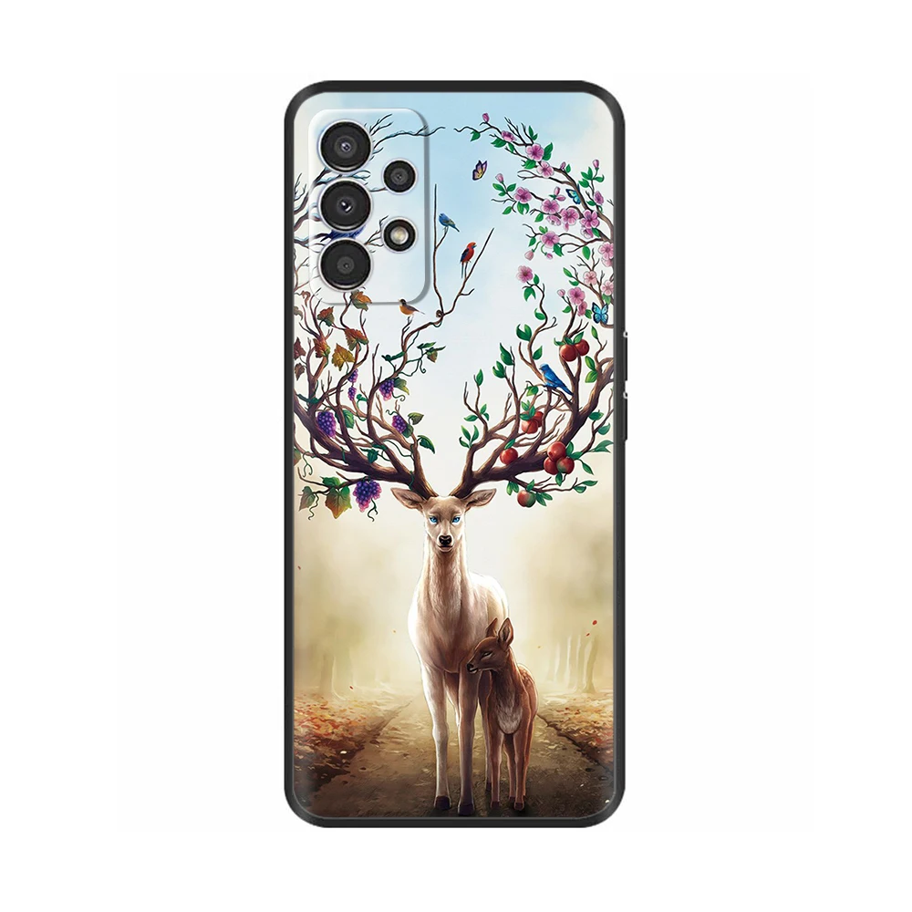 Black Shockproof Silicone Phone Case - Soft Protective Back Cover