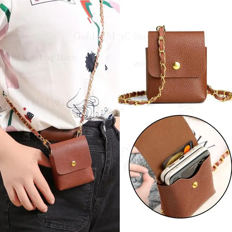 

Crossbody Lanyard Leather Phone Case Bag For Huawei P60 P50 Pocket Card Slot Wallet Flip Pouch For Huawei P50 P60 Pocket S Cover