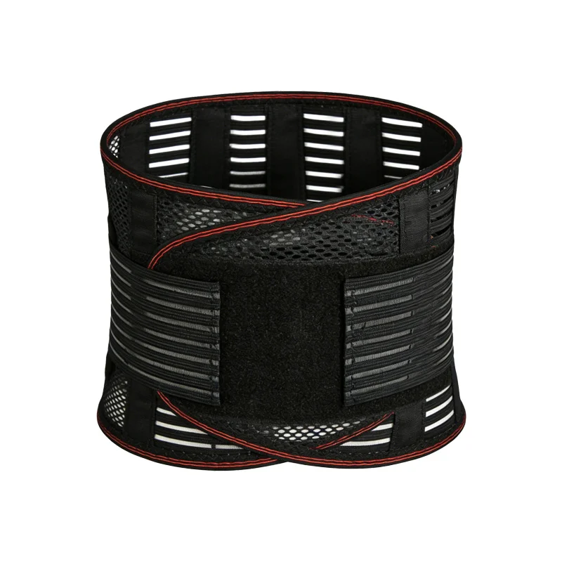 Lumbar Support Belt Compression Breathable Mesh Lower Back Brace Adjustable Elastic Pain Relief Spine