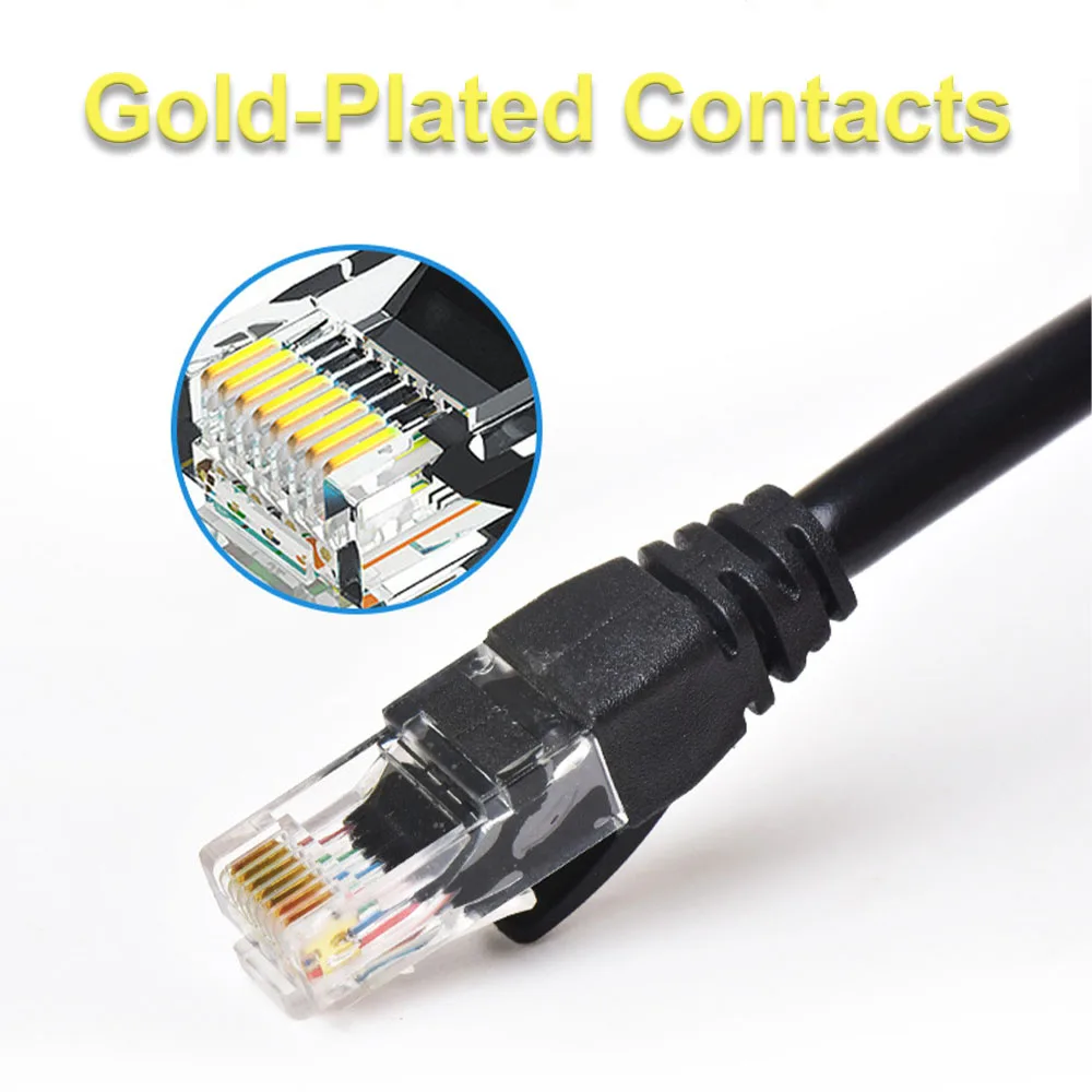 High-Speed Cat 6 Ethernet Cable - 10Gbps 1000Mhz LAN Network Cable