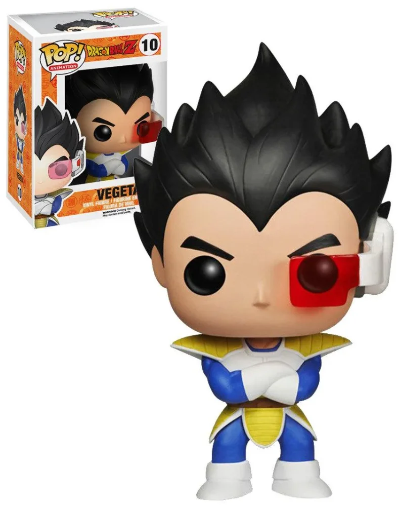Funko אנימציה פופ דרגון בול Z VEGETA 10 #   דמות ויניל לפעולה מודל אוסף VEGETA צעצוע לילדים