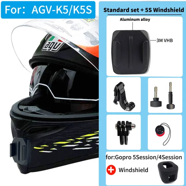 Tuyu Aluminium Chin Mount Agv-k5s K5 