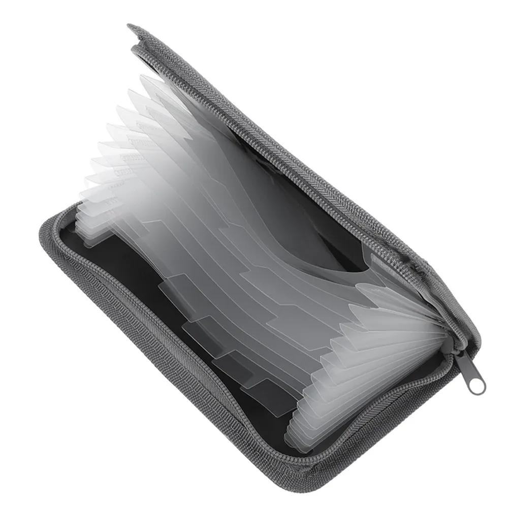 A6 미니 문서 정리함, 지퍼 아코디언 폴더, 다층 영수증 정리함 (계산서, 쿠폰, 카드, 사무용품용)