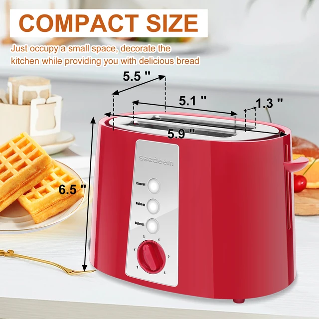 2-Slice Wide Slot Toaster 2