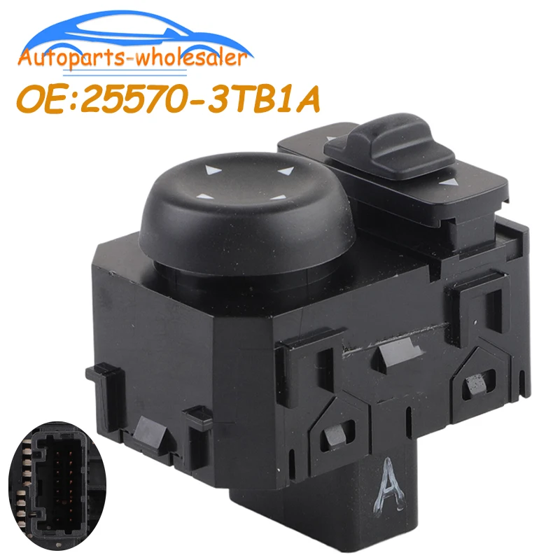 Car Auto Rearview Mirror Adjust Control Switch Knob 25570 3TB1A