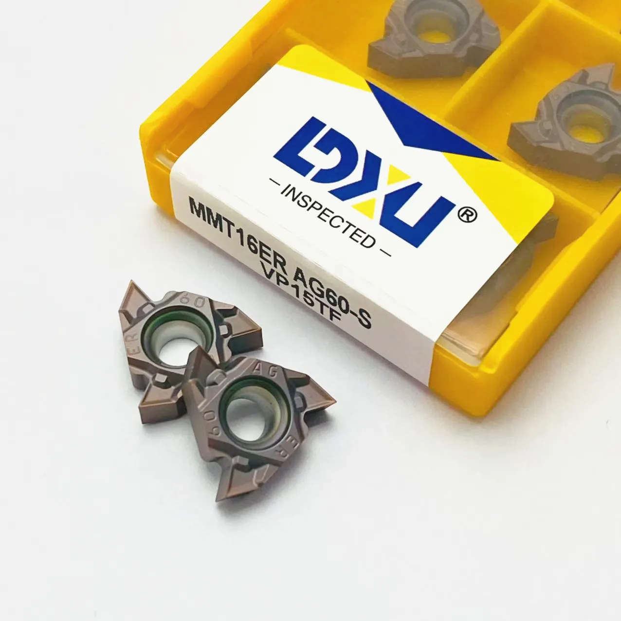 하이 퀄리티 카바이드 인서트 나사산 공구, MMT 16ER 16IR AG60-S VP15TF UE6020 US735, MMT16ER AG60-S 선반 부품 공구, 10 개