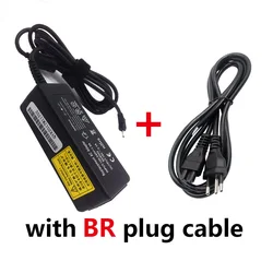 Universal 40W 19V 2.1A Laptop Charger Adapter (With br plug)