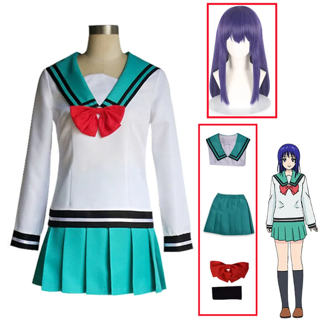 

Anime The Disastrous Life of Saiki K Kusuo Kokomi Cosplay Costume Aldult Woman Christmas Exquisite School Uniform Suit