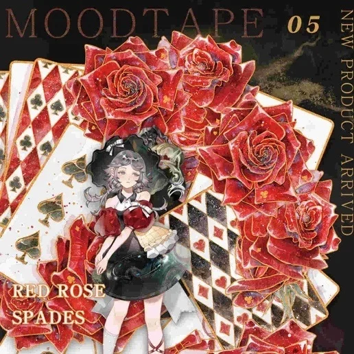 

1 loop Adhesive Tape Red Rose Spade Pet Laser Rabbit Slot