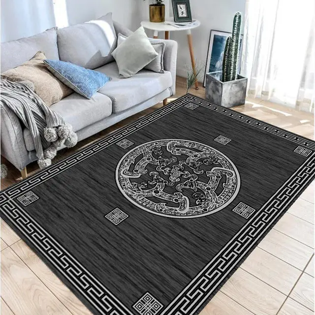 Chinese Style Living Room Carpet Luxury Study Sofa Coffee Table Rug Commercial Office Decoration Adult Bedroom Bedside Carpets 3
