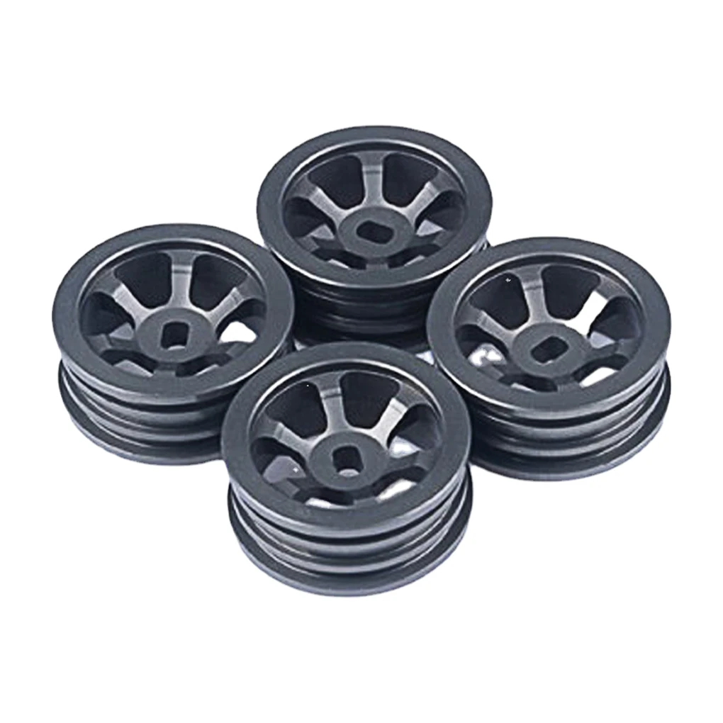 

4pieces Drift Tire Tyre Metal Wheel Rim for Wltoys 284131 K969 K979 K989 K999 P929 P939 Kyosho Mini-Z 1:28 RC Car Upgrades Parts