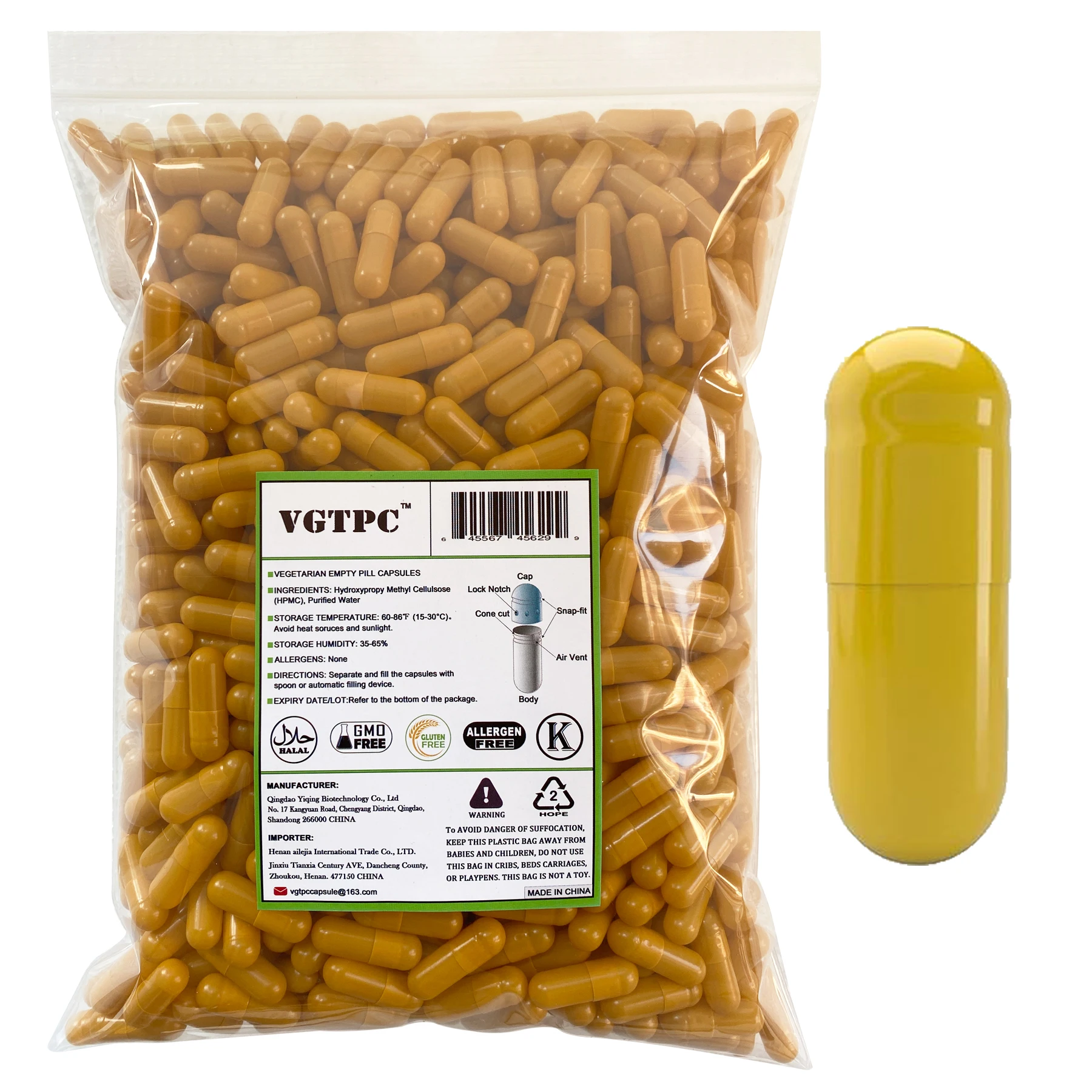 Vegan Capsules 1000PCS 000 00 0 Hollow